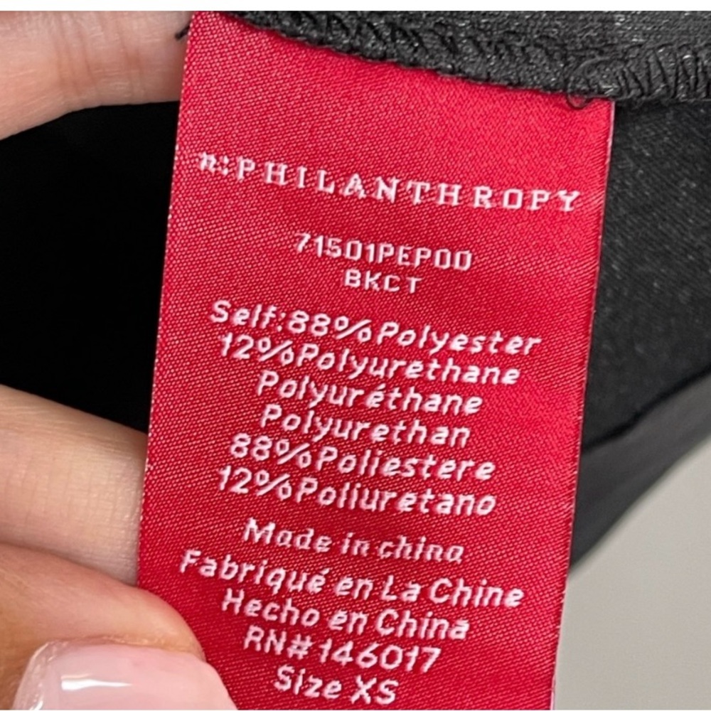 n:philANTHROPY faux leather Black Size XS - Picture 4 of 5